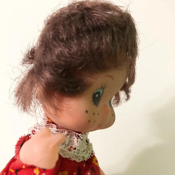 Vintage Sweet Things Woozie Doll Brunette Freckles 4 Inch Tall Doll - Picture 13 of 16